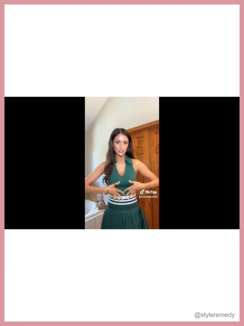 Women 2 Piece Tennis Skirt Set Polo Golf Outfits Racerback Tank Top Pleated